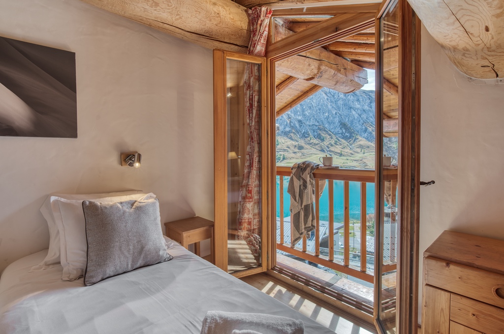 Vue d'automne à Tignes