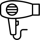 Sèche-cheveux dans chaque salle de bain